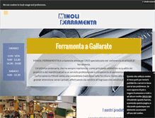 Tablet Screenshot of minoliferramenta.com